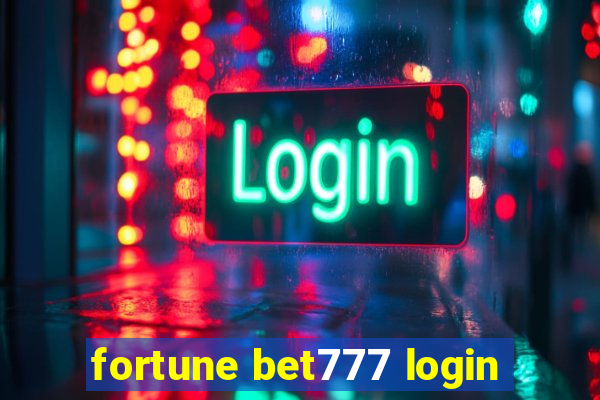 fortune bet777 login